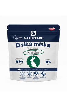 Karma sucha Dzika Miska - Wieprzowina z Królikiem "M"