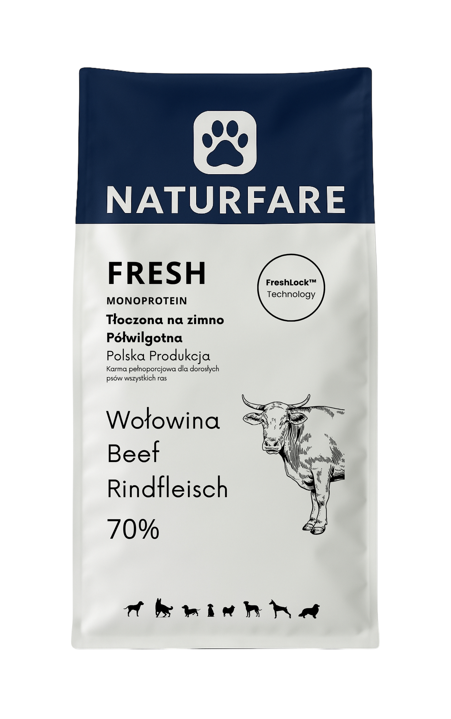 Karma półwilgotna Fresh wołowina monobiałkowa