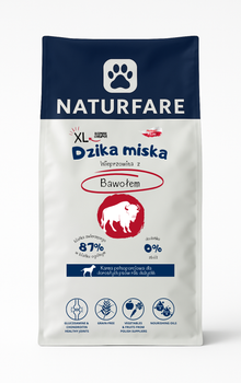 Karma sucha Dzika Miska - Wieprzowina z Bawołem "XL"