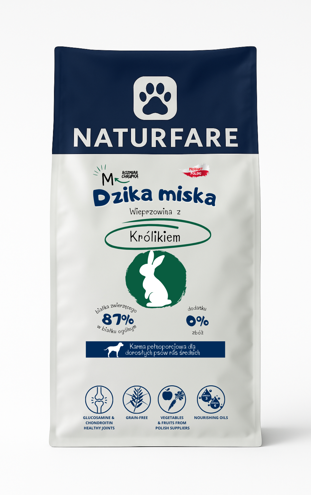 Dzika Miska Wieprzowina z Królikiem M