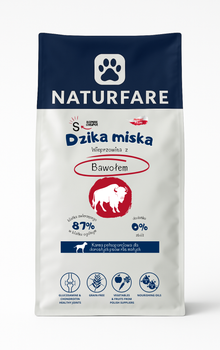 Karma sucha Dzika Miska - Wieprzowina z Bawołem "S"